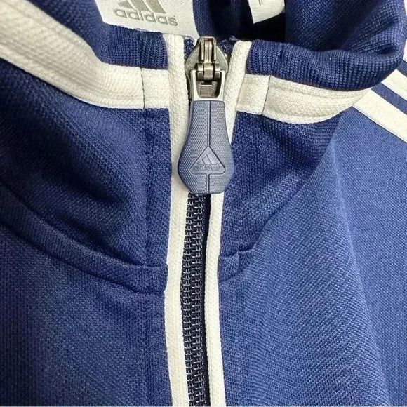 Adidas Condivo Full Zip Training  Jacket Joseph Blue & White Size Large - Picture 2 of 16